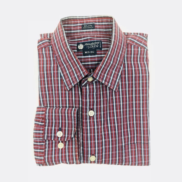 [Haberdashery by J. Crew] Men's Plaid Button Down - Picture 2 of 7